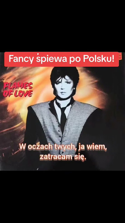 Fancy śpiewa po polsku - Flames of love #foryou #music #ai #80smusic #retro #polishmusic #nostalgia
