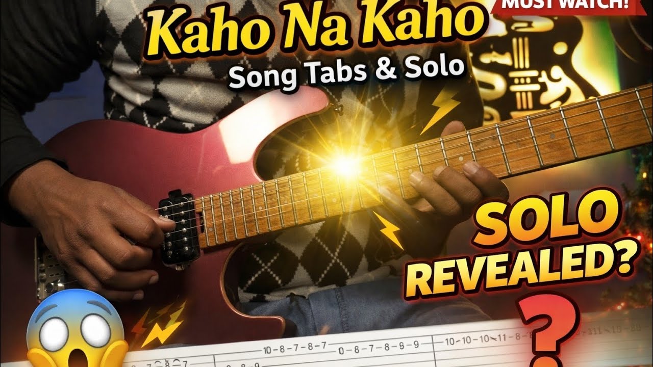 Kaho Na Kaho Tabs & Solo SUPER EASY!