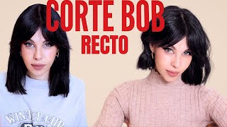 🔴 CORTE BOB RECTO EN CASA ¡METODO FACIL!