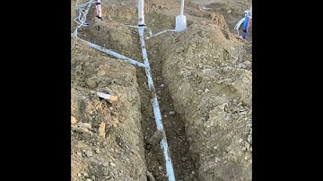 Underground plumbing #construction #plumbing  #inspection