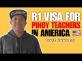 R1 visa for teachers in america  with teacher riza kwentong ofw pinoy abroad episode 12 podcast