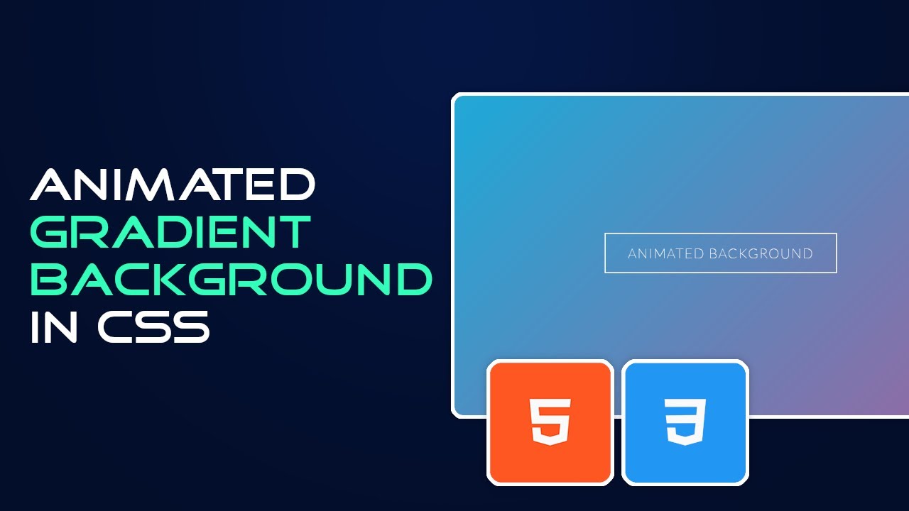 Pure Css Animated Gradient Background | Html And Css Tutorial