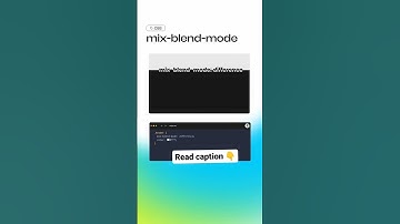 CSS Mix-blend-mode 💡#coding #programming #css #webdesign #webdevelopment #blend