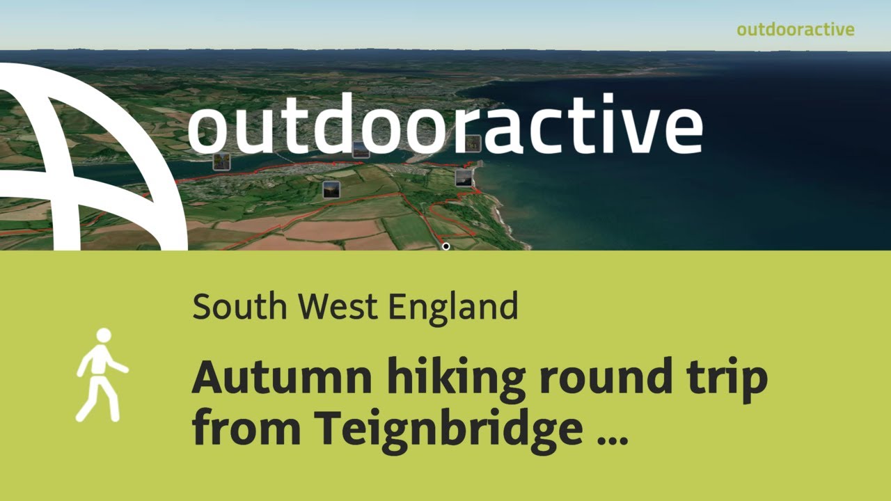 Autumn hiking round trip from Teignbridge via Shaldon, Ringmore, and ...