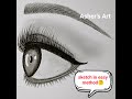 Sketch of eye side pose  || sketch in easy method🤔