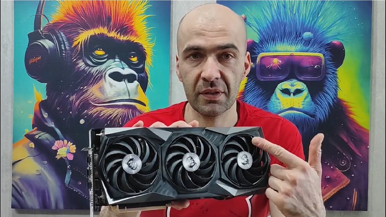 Замена прокладок на медную пластину MSI 3070ti gaming x trio - YouTube