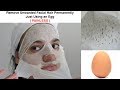 See How You Can Remove unwanted facial hair permanently just using an egg || Painless
