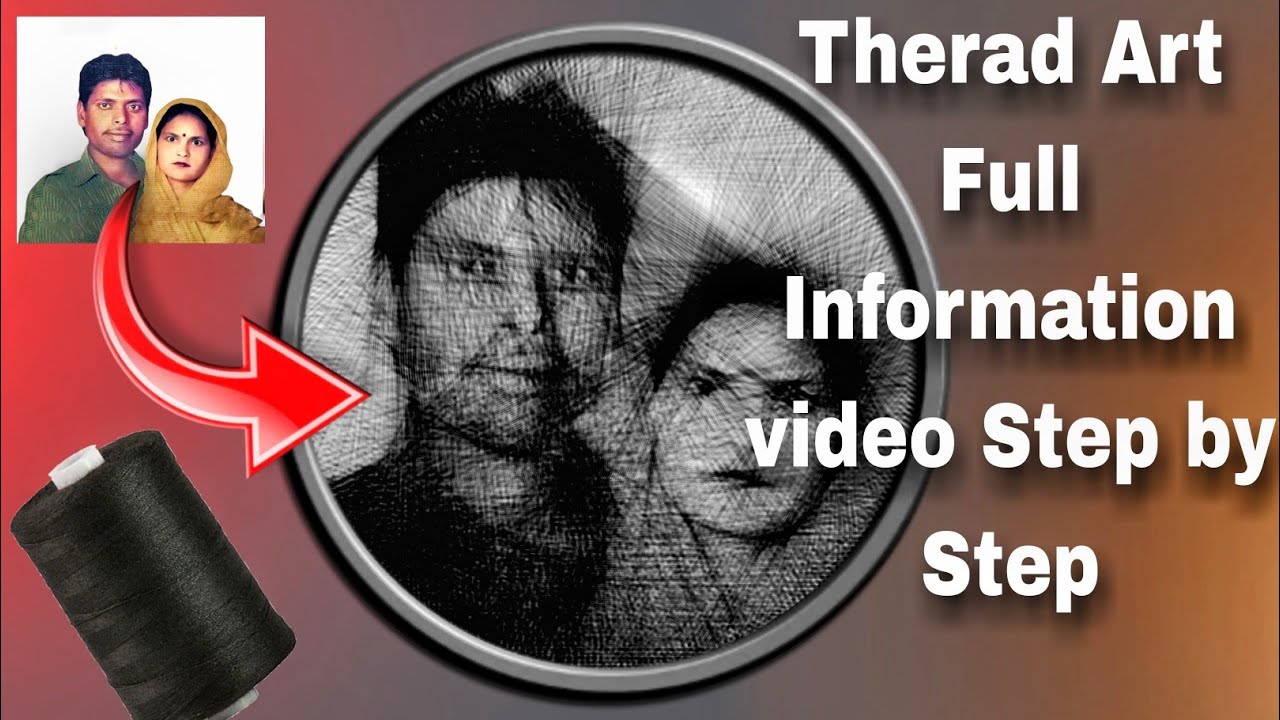 काले धागे से बनाए शानदार चित्र 🔥। How to make string art | Thread Art  