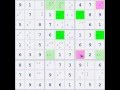 Sudoku Demonstration - Skyscraper Technique (Example 04)