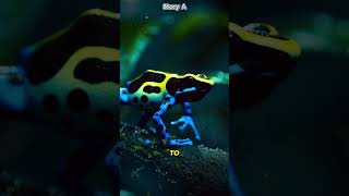 poisonous blue frog #shorts #animals