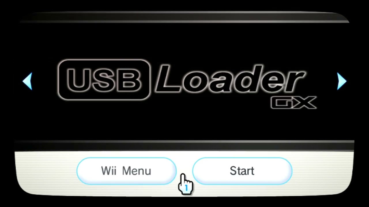 USB Loader GX Black Forwarder Wii - YouTube
