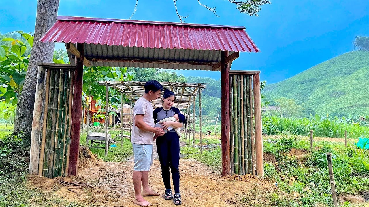 Building Gate For The Farm, Gardening Vegetable, Farm Life THANH HIEN