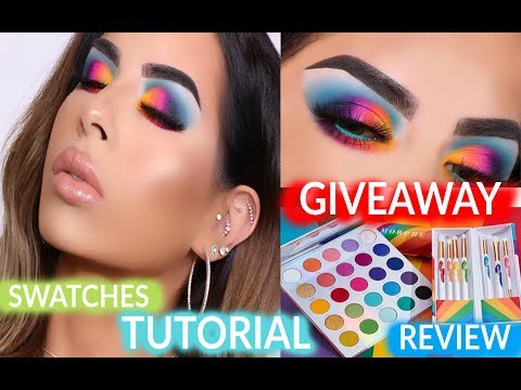 NEW MORPHE 25L PALETTE TUTORIAL, REVIEW AND SWATCHES | LIVE IN COLOR PRIDE COLLECTION