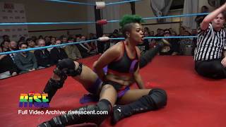 Nicole Savoy vs. Big Swole Women's Wrestling from RISE 6 ...
