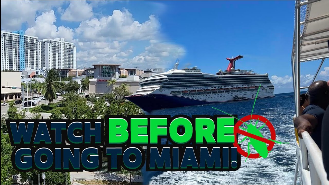 You WON'T believe what happed in Miami, and on the Carnival Sunrise!