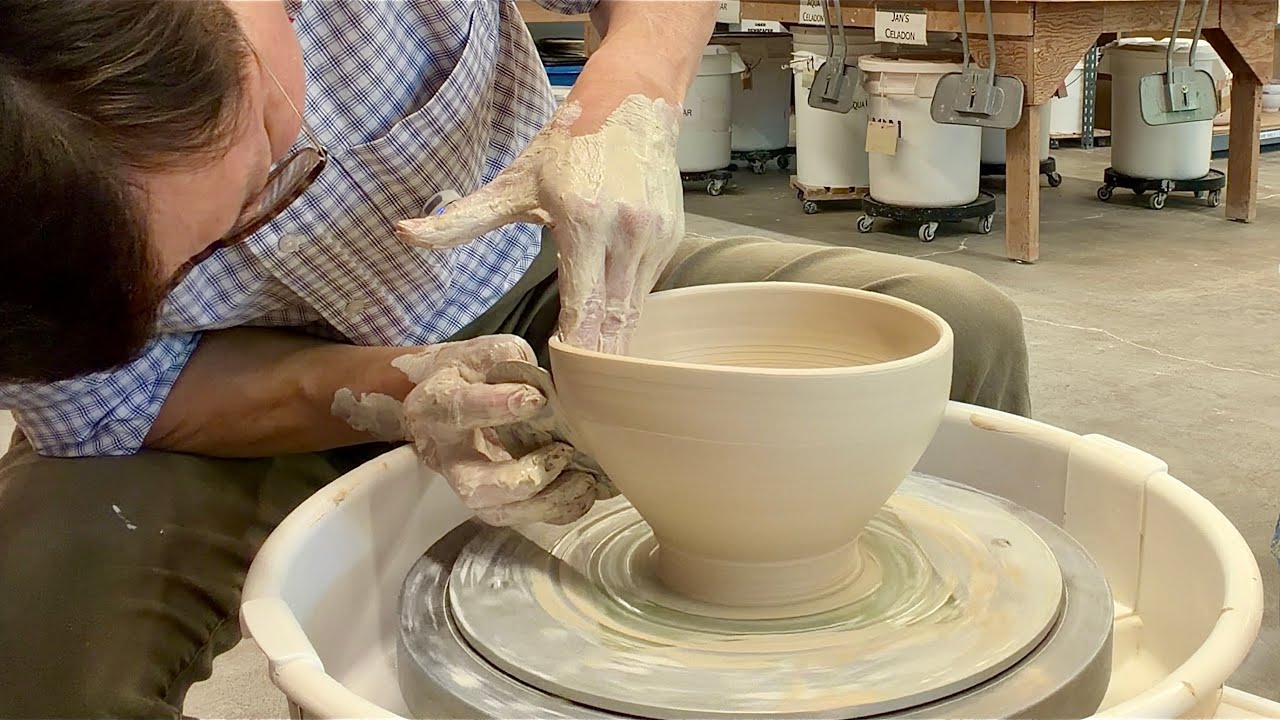 895. Throwing Cereal bowl and Large Noodle Bowl with Hsin-Chuen