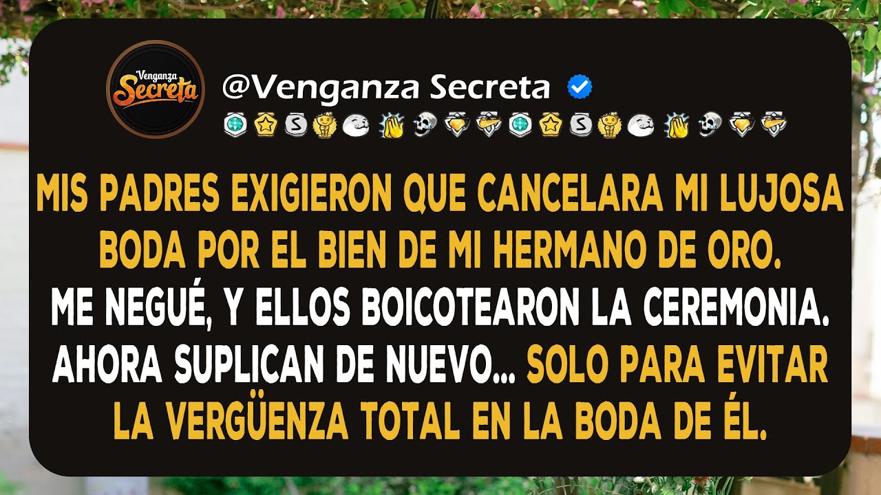 Mis padres boicotearon mi boda porque me negué a hacerla menos grandiosa que la de mi hermano de oro