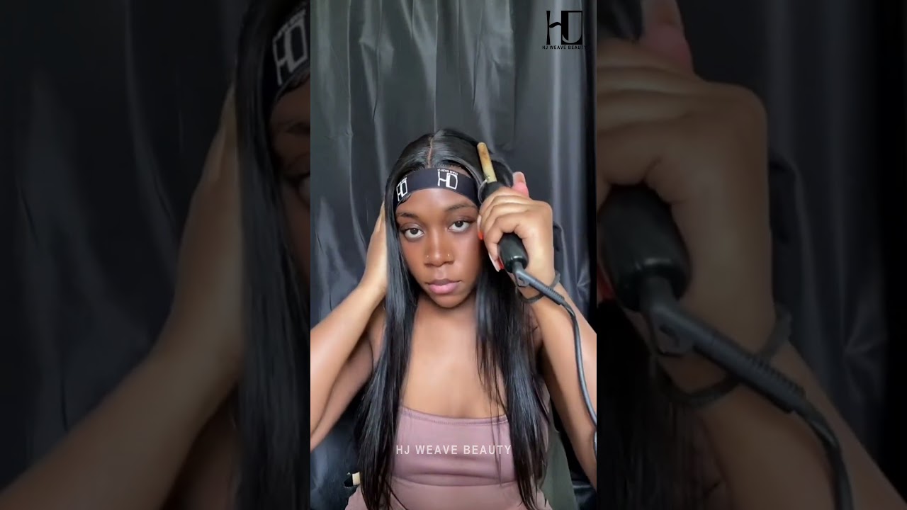 Pre bleached knots 7x5 Perruque sans colle ft. HJ weave beauty fr