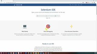Selenium IDE Setup Record and Playback