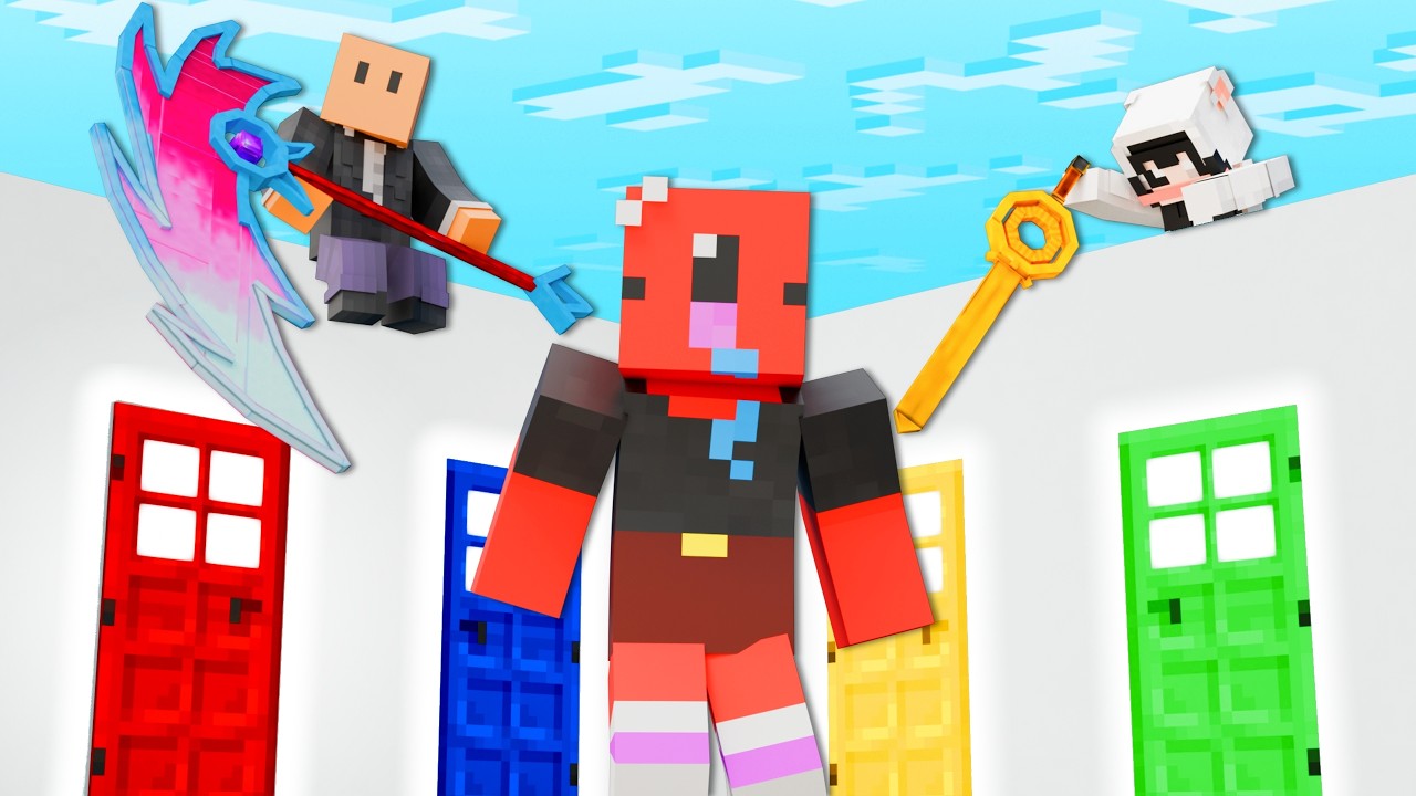 Mystery Doors Decide Our Fate in Minecraft...