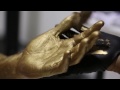 Beau Ryan painted gold and turned into a trophy!