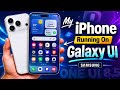 Why is My iPhone Running On Samsung Galaxy ONE UI Android!😱#samsung #iphone17 #oneui #ios26