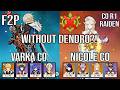🔥 Varka F2P Team! Raiden & Nicole WITHOUT Dendro?! DESTROY Spiral Abyss 12 | Genshin Impact