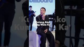 Kulang Ako Kung Wala Ka by Erik Santos Live on Billboard Philippines Soundwave