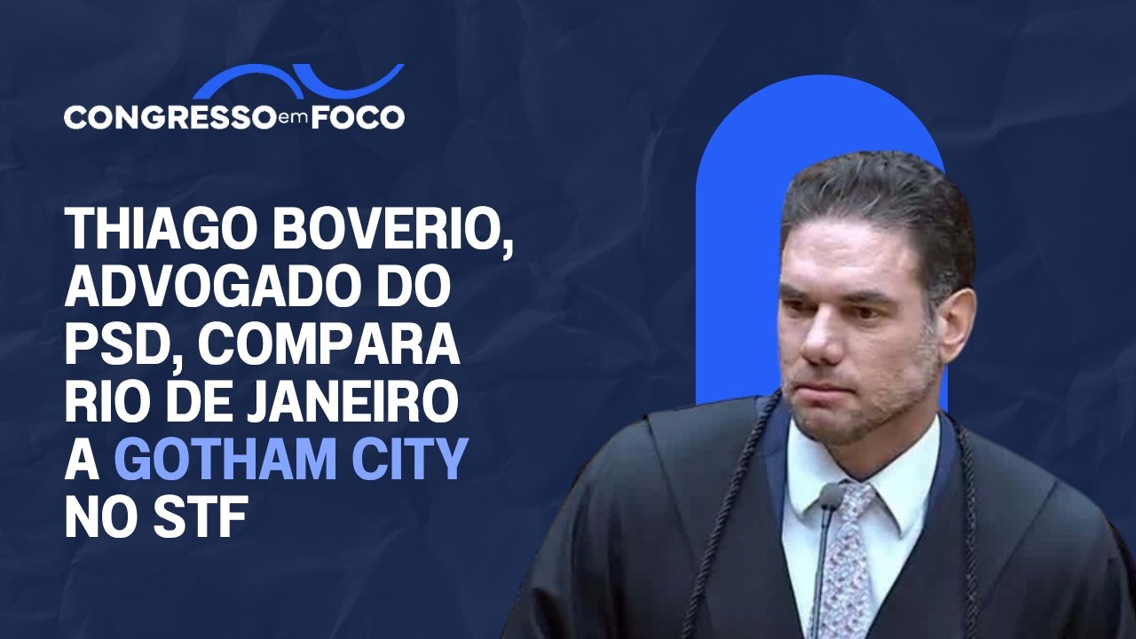Thiago Boverio, Advogado do PSD, compara Rio de Janeiro a Gotham City no STF