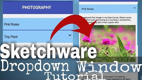 How to Make Dropdown window & Vertical Sliding Menu bar - Sketchware (Android)Tutorial