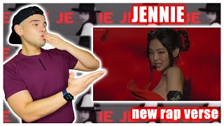 BLACKPINK Jennie - SOLO (The Show) | New rap verse | REACTION