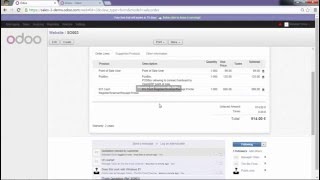 Sales Build an Online Quotation in odoo