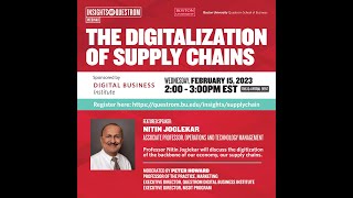 The Digitalization of Supply Chains