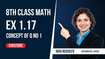 Class 8 Exercise 1.17  | Q no 1 |  Single National Curriculum | Ex 1.17 8th  | SNC PCTB Maths Ratio.