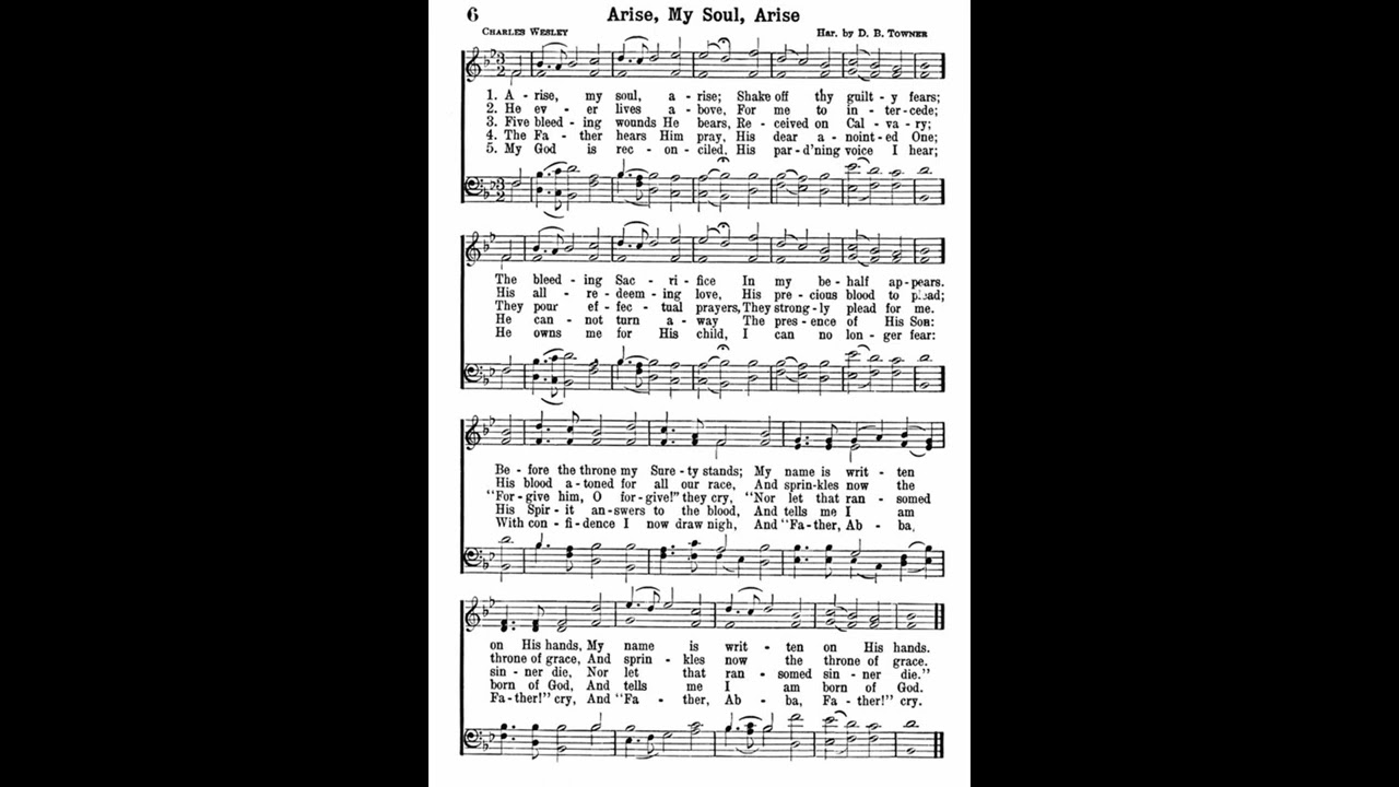 Arise, My Soul, Arise (Towner) - YouTube