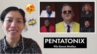 PENTATONIX - 90s Dance Medley [Official Video] REACTION