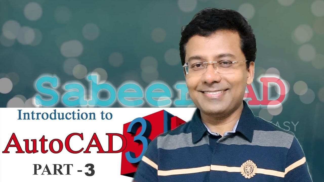 INTRODUCTION TO AUTOCAD 3D - PART3 | AutoCAD PATH EXTRUSION , SWEEP ...