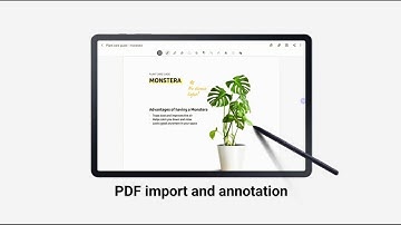 Did you know? Galaxy Tab S8 Series ft. PDF import & annotation