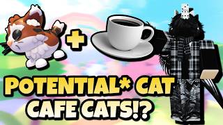 Adopt Me CAT CAFE Update: Predicting 9 NEW Cats! ☕ 🐈 (Devon Rex, Calico & More)