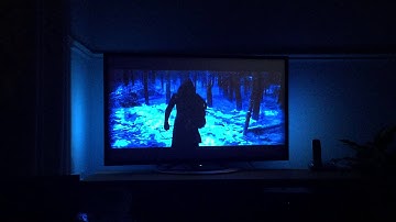 Raspberry Pi Boblight ambilight clone with Star Wars The force awakens teaser