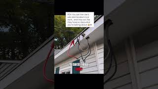 Construction fail #ElectricalFail #BadWiring #ElectricianLife #ConstructionSafety