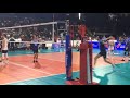 Men’s Volleyball - Team USA warming up before an official game