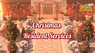 Christmas Resident Services Speed Build Animal Crossing New Horizons