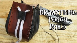 Making a Drawstring Pouch out of Leather