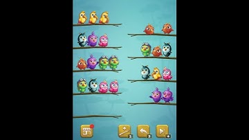 Bird Sort Puzzle Satisfying #Shorts 12