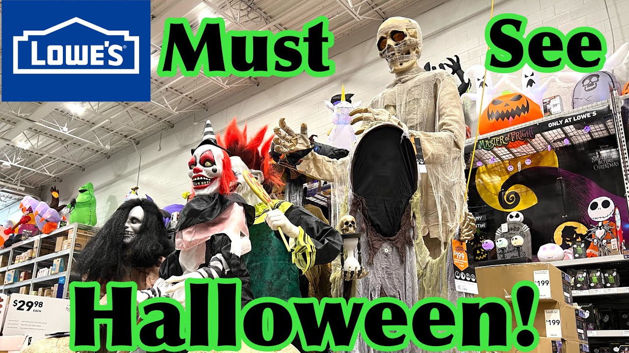 LOWES HALLOWEEN 2022 FULL DISPLAY! Let’s check it out‼️🎃Animatroncis