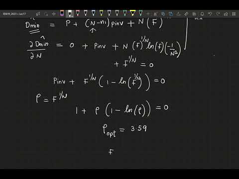 Thumbnail for Lecture 17: Optimal number of stages for minimum delay, reducing logical effort