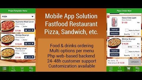 Restaurant Fastfood Android App Source Code 2015/05/25
