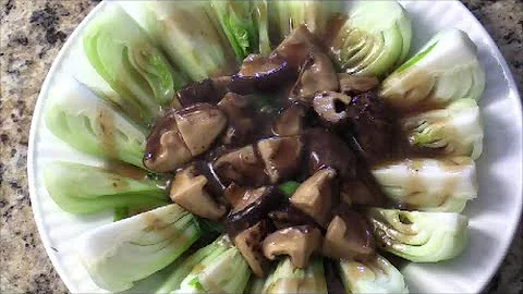 How To Cook Chinese Mushroom And Bok Choy