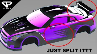 How to use Solidworks Split Line Command (Projection)? | Solidworks Quick Tips & Tricks | DP DESIGN